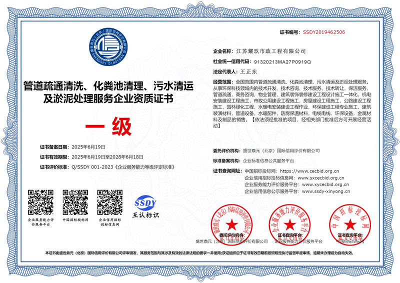 鼓楼区企业资质证书